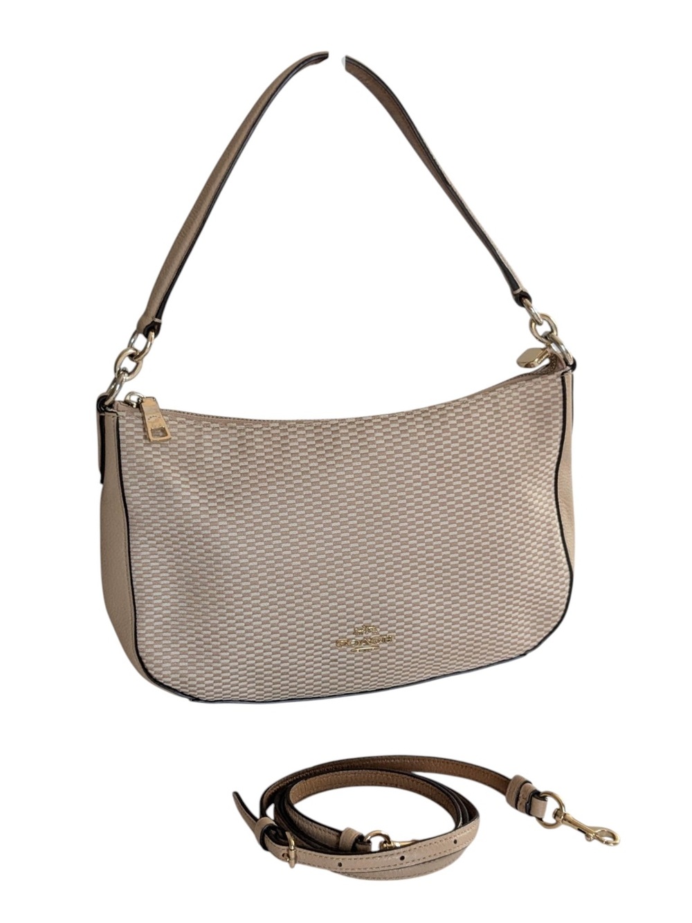 Coach Vintage Chelsea Convertible Shoulder Bag Legacy Jacquard 28892